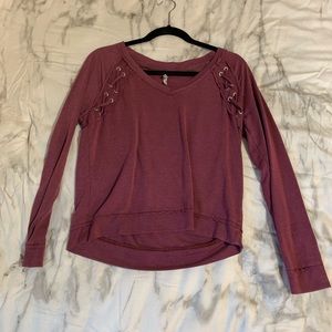 Maroon crew neck